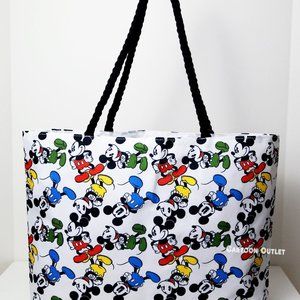 Disney Mickey Mouse Tote Bag Light Travel Beach Bag Purse All Over Print Gift